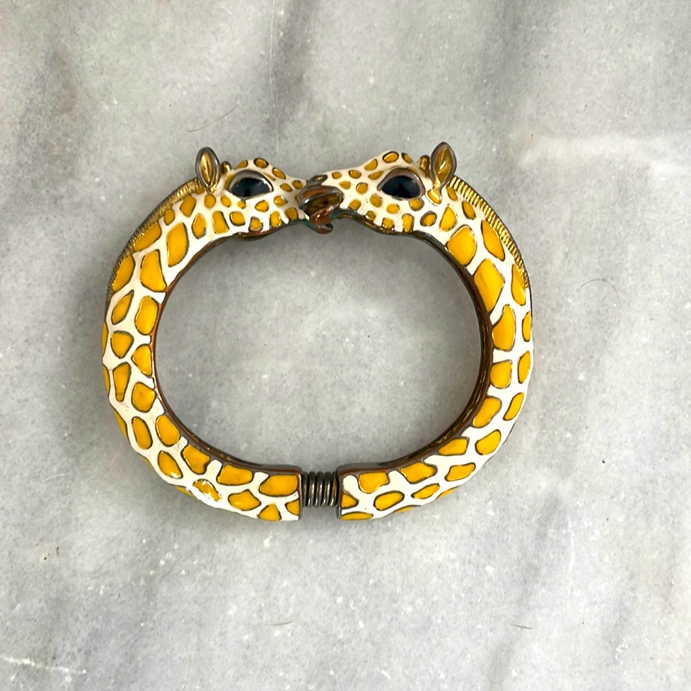 Kenneth Jay Lane Giraffe Bypass Bracelet